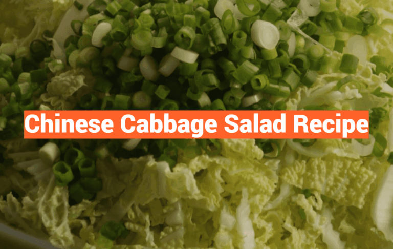 Chinese Cabbage Salad Recipe